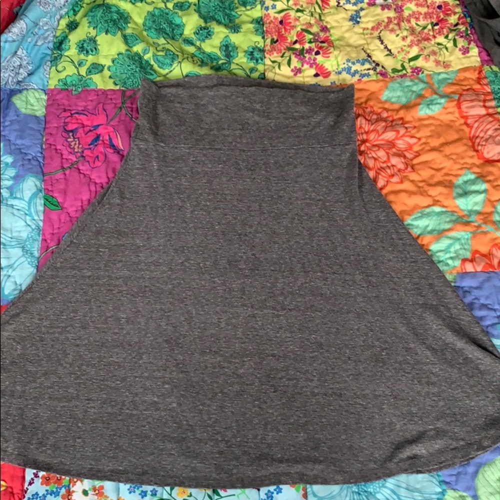 Lularoe gray Azure skirt size medium